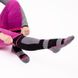Женские горнолыжные носки, розово-черный, 35-37